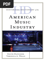 Keith Hatschek - Veronica A Wells - Historical Dictionary of The American Music Industry (2018, Rowman & Littlefield Publishers)