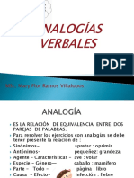 Analogías Verbales