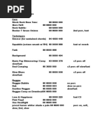 Hammond Organ Drawbar Settings Guide | PDF | Elements Of Music | Sound