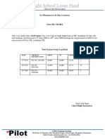 A Pilot DGCA CPL Licence Conversion Sample Documents