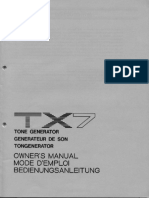 TX7 Owner's Manual