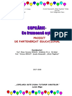 Proiect Educational Copilaria Ce Frumoasa Esti