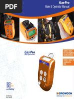 User & Operator Manual: Gas-Pro