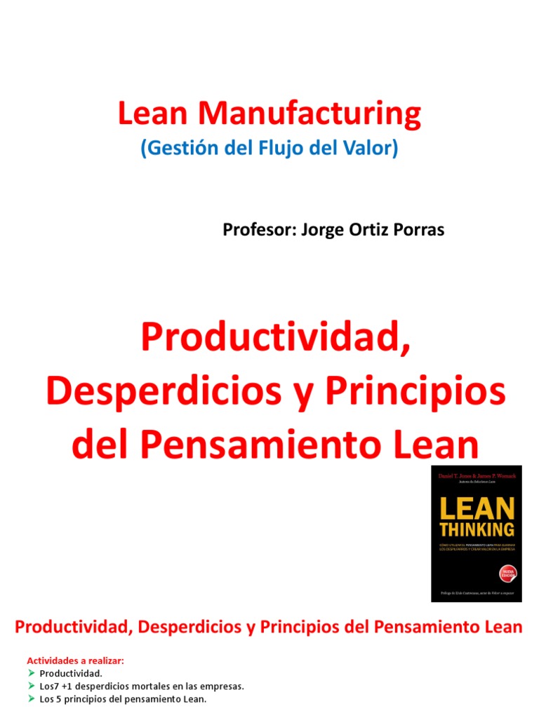 Eliminación de Desperdicios en Lean | PDF | Lean Manufacturing ...