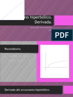 Arcocoseno Hiperbolico Derivada