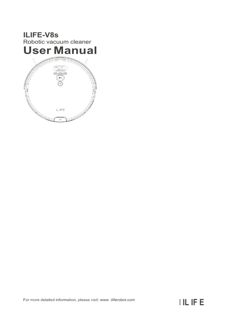 Ilife v8s User Manual PDF Vacuum Cleaner Switch