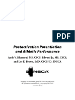 Postactivation Potentiation and Athletic Performance