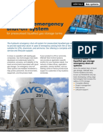 Hydraulic Emergency Shut-Off System For Pressurised Liquefied Gas Storage Tanks