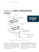 Control de Caídos y Deslizamientos en Roca