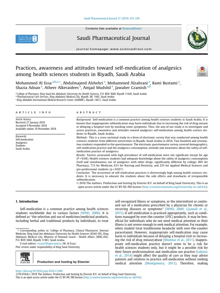 PAPER Epidemio PDF Analgesic Over The Counter Drug