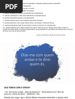 Dize Me Com Quem Andas
