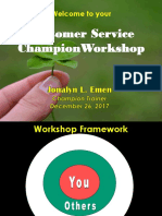 Customer Service Champion Workshop