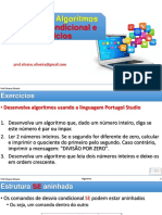 Introdução a Algoritmos com Estrutura Condicional e Exercícios