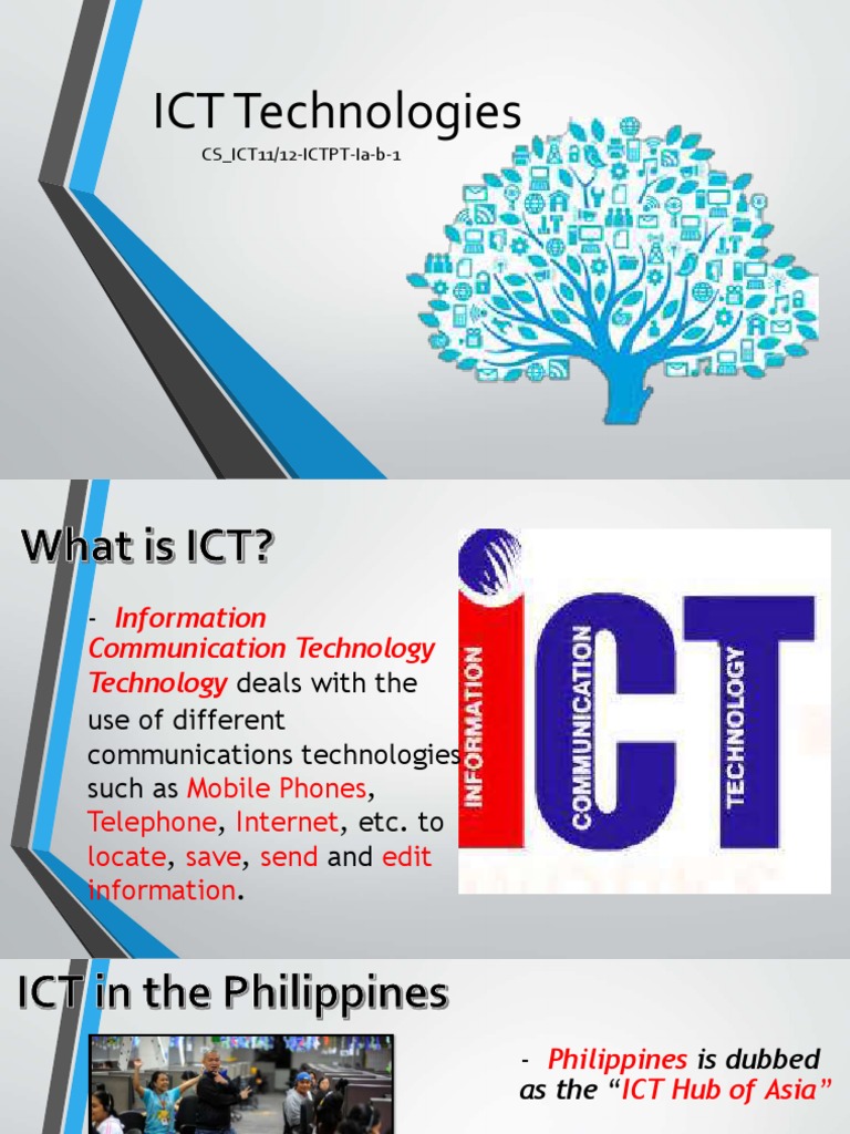 ICT Technologies in the Philippines: A Hub for Growth | PDF