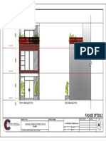Facade Option 3: Front View Elevation Side View Elevation