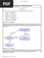 E-Commerce Business Models