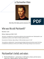 The Machiavellian Villain