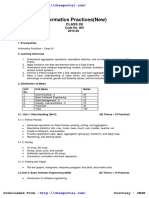 Cbse Class 12 Syllabus 2019 20 Informatics Practices New