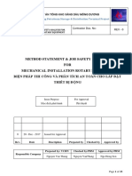 Method Statement For Rotary Equipment Installation