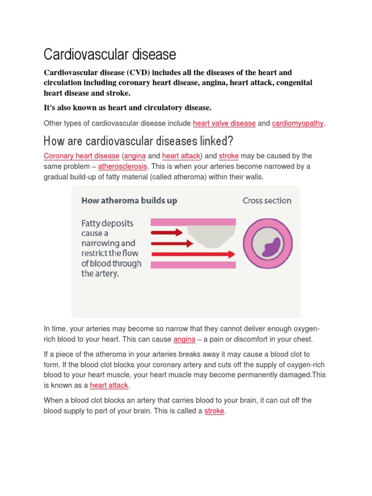 Cardiovascular Disease | PDF | Coronary Artery Disease | Cardiovascular ...