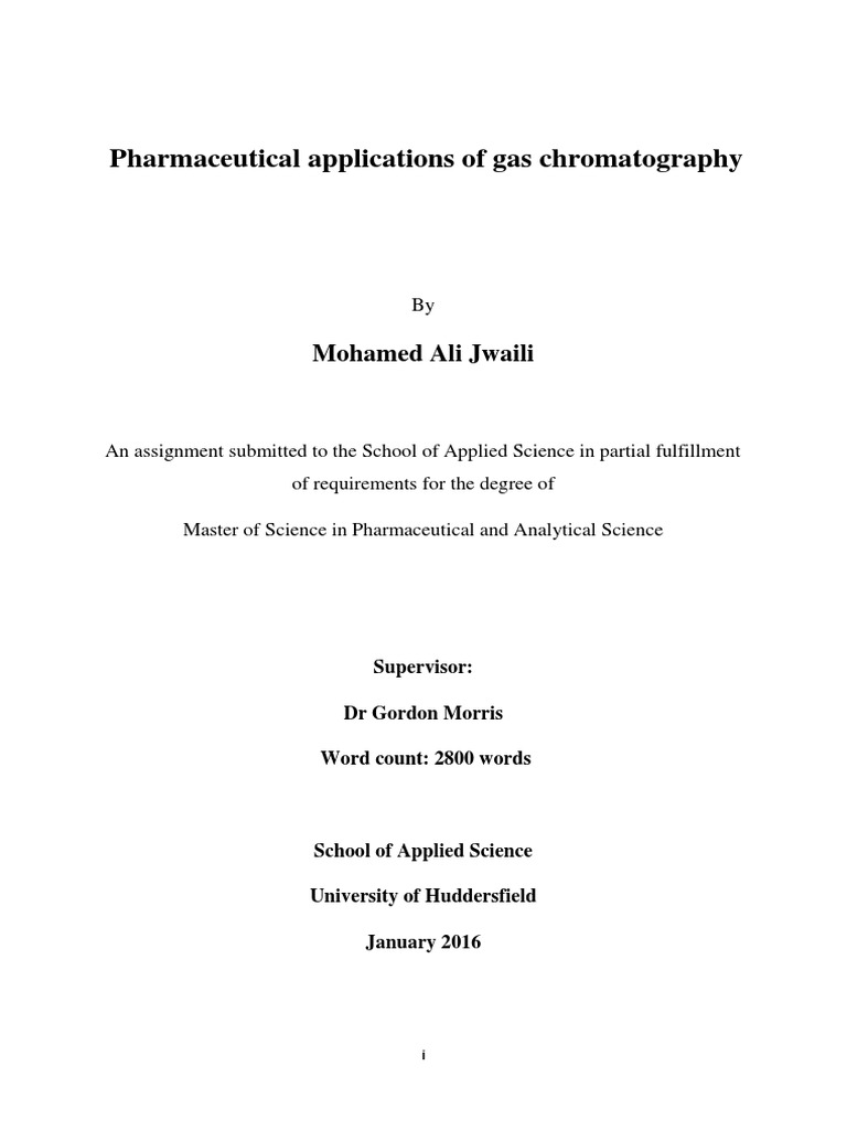 Gas Chromatography in Pharmaceuticals | PDF | Metabolomics | Gas ...