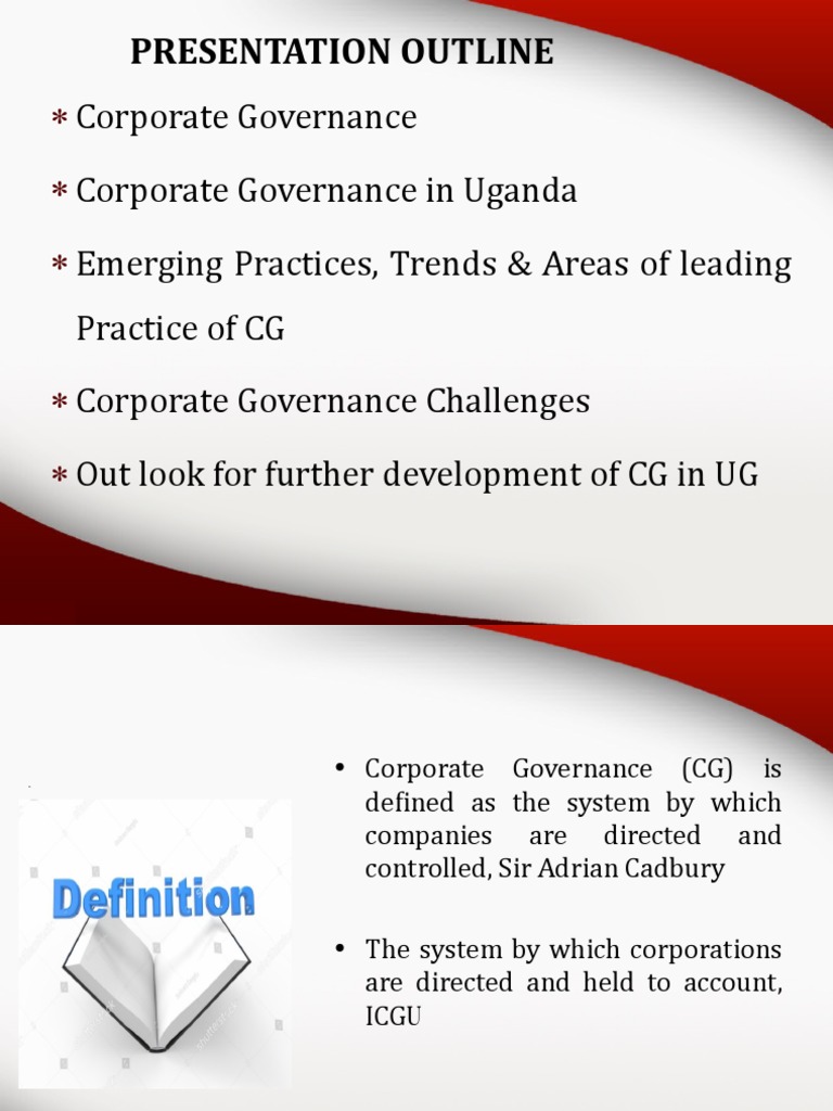 Corporate Governance in Uganda | PDF | Corporate Governance | Board Of ...
