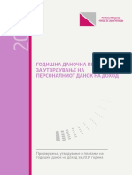 Godisna Danocna Prijava Za Utvrducanje Na Personalen Danok Na Dohod