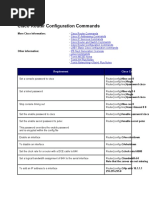 Cisco Router Configuration Commands