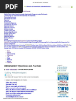 HR Interview Questions and Answers