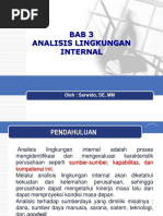 Analisis Lingkungan Internal