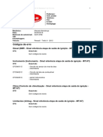 Diagnóstico veículo Renault Trafic 2013 códigos erro