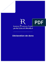Declaration de Dons