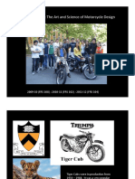 Freshman Seminar: The Art and Science of Motorcycle Design