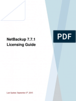 NetBackup 7.7.1 Licensing Guide