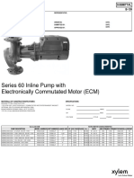Series 60 Inline Pump With Electronically Commutated Motor (ECM)