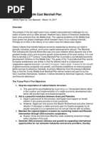 The Trump Middle East Marshall Plan: (White Paper by Tom Barrack)