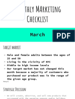 March Marketing Checklist 1