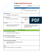 4 - Lesson Plan - Individual