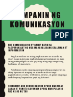 Gampanin NG Komunikasyon New