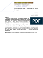 "O Que Eu Fui, o Que Sou e o Que Serei" - Intervenção em Grupo Com Idosos Institucionalizados