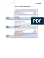 Intensive Study Plan English 3