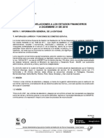 Notas y Revelaciones A Los Estados Financieros - Diciembre 2018 Ii PDF