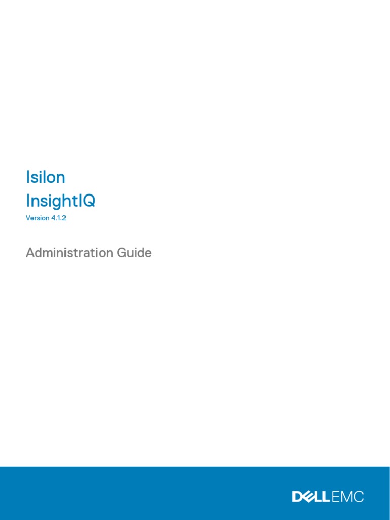 Docu87835 - InsightIQ 4.1.2 Administration Guide PDF | PDF | Transport ...