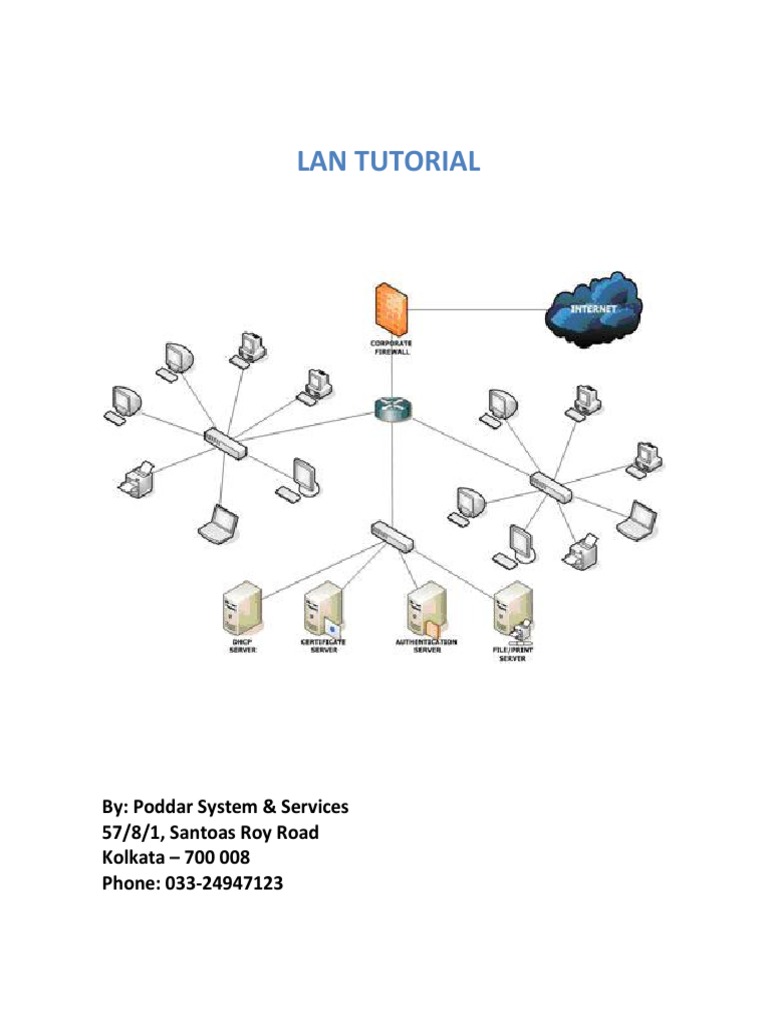 Lan Tutorial: By: Poddar System & Services 57/8/1, Santoas Roy Road ...