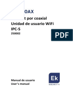 Internet Por Coaxial Unidad de Usuario Wifi Ipc-S