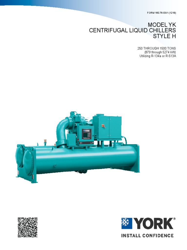 BE Engineering Guide YK Centrifugal Chiller Mod H | PDF | Heat ...