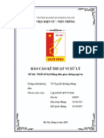 Bài tập lớn Vi xử lý - Thiết kế hệ thống đèn giao thông