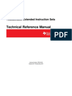 TMS320C28x Extended Instruction Sets Technical Reference Manual