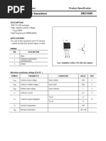 D880 - Low Freq Power Amp NPN