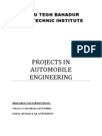 60179104 Projects in Automobile Engineering